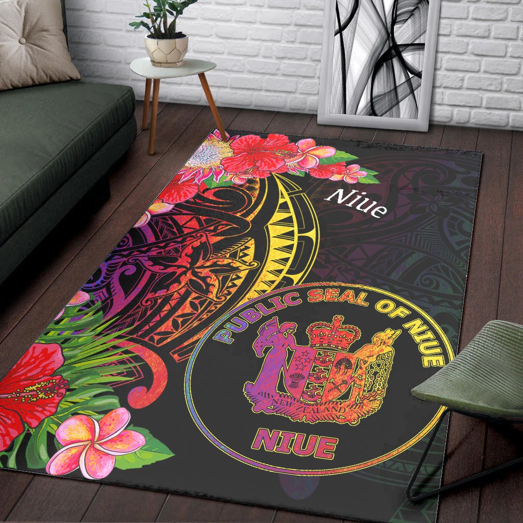 Niue Area Rug - Tropical Hippie Style