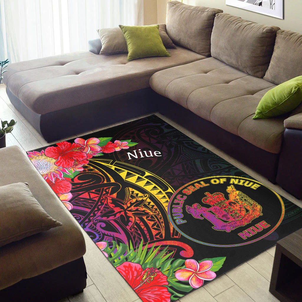 Niue Area Rug - Tropical Hippie Style