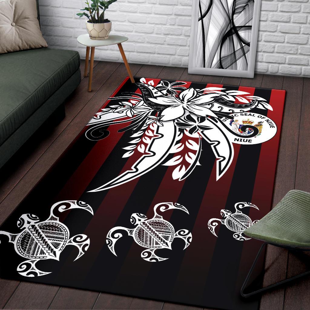 Niue Area Rug - Vertical Stripes Style