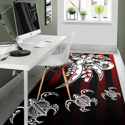 Niue Area Rug - Vertical Stripes Style