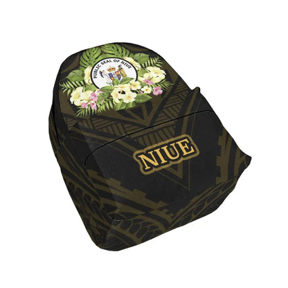 Niue Backpack - Polynesian Gold Patterns Collection