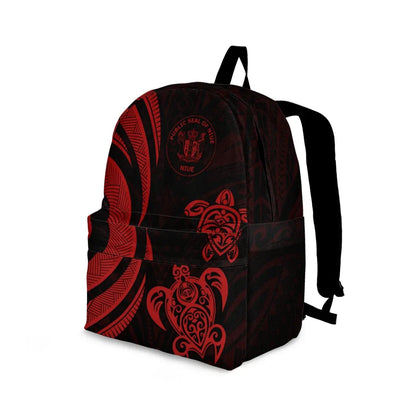 Niue Backpack - Red Tentacle Turtle