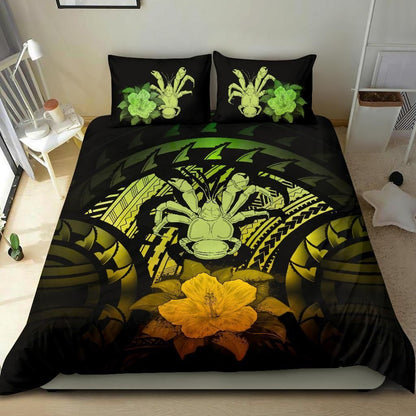 Niue Duvet Cover Set - Coconut Crab & Reggae Hibiscus