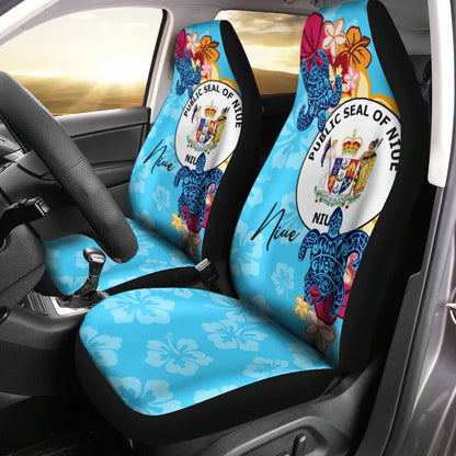 Niue Car Seat Cover - Tropical Style
