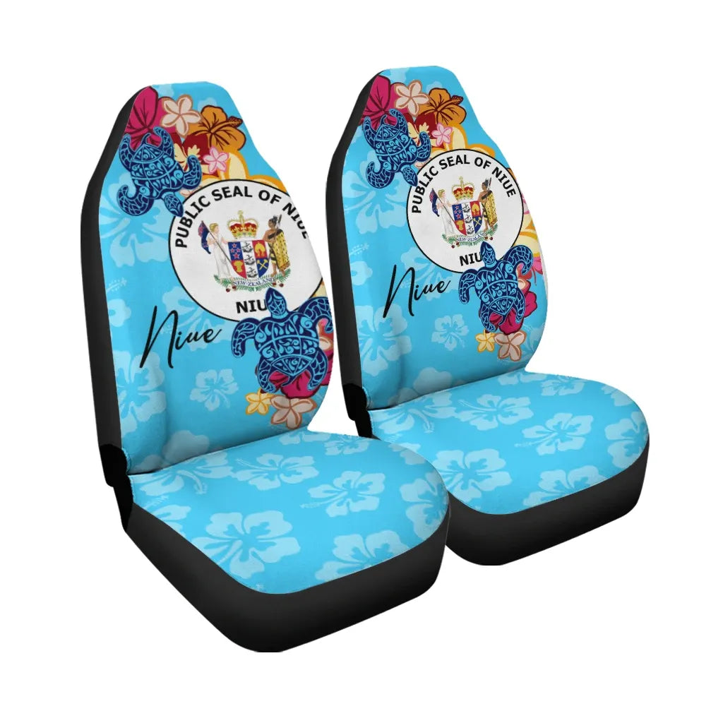 Niue Car Seat Cover - Tropical Style