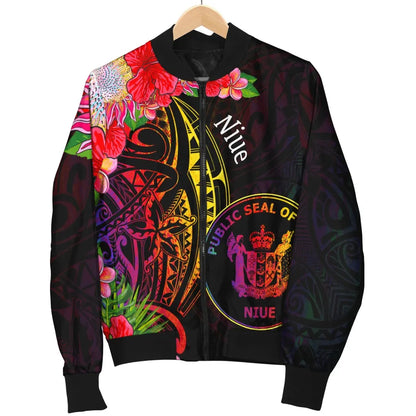 Niue Bomber Jacket - Tropical Hippie Style