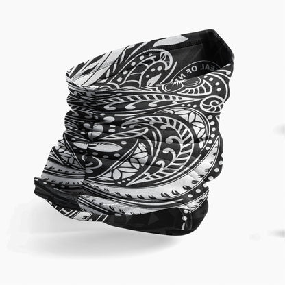 Niue Neck Gaiter - Floral Tattoo White