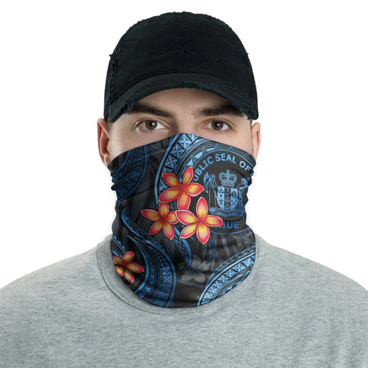 Niue Neck Gaiter - Plumeria Blue