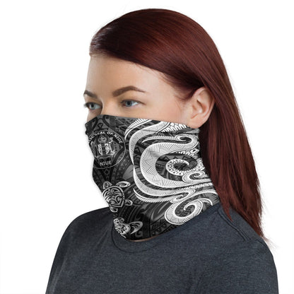 Niue Neck Gaiter - Turtle Tentacle White