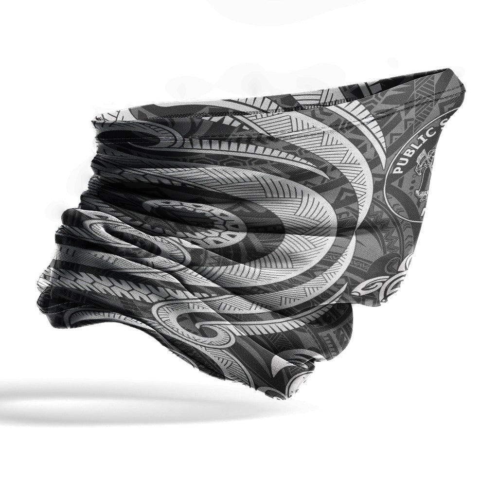 Niue Neck Gaiter - Turtle Tentacle White