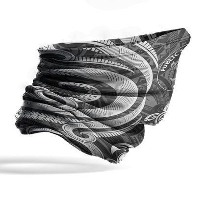 Niue Neck Gaiter - Turtle Tentacle White