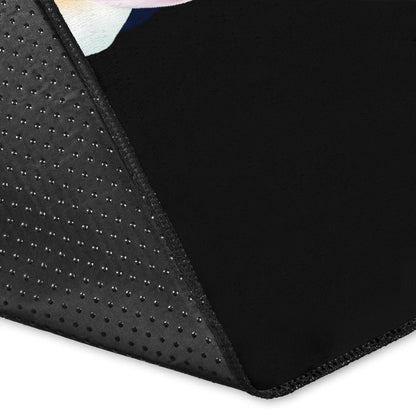 Niue Polynesian Area Rug - Turtle With Plumeria Flowers