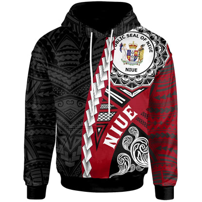 Niue Polynesian Hoodie - Wave Tattoo
