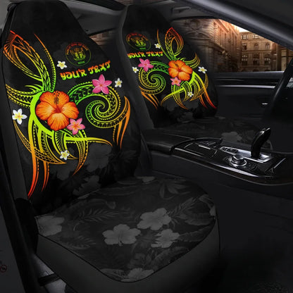 Niue Polynesian Personalised Car Seat Covers - Legend of Niue (Reggae)