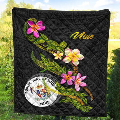 Niue Polynesian Quilt - Plumeria Tribal
