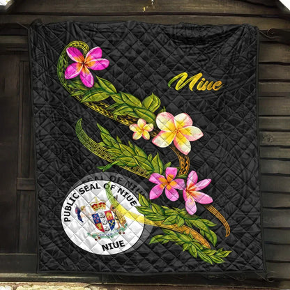 Niue Polynesian Quilt - Plumeria Tribal