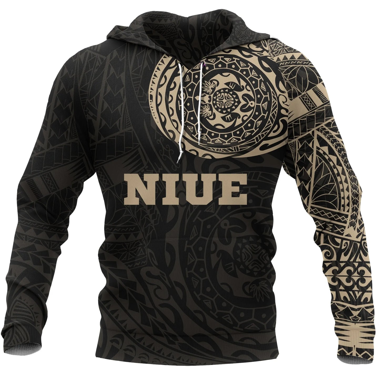 Niue Hoodie - Niue Polynesian Tattoo Style
