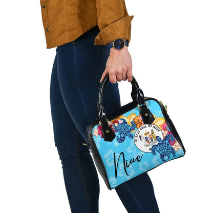 Niue Shoulder Handbag - Tropical Style