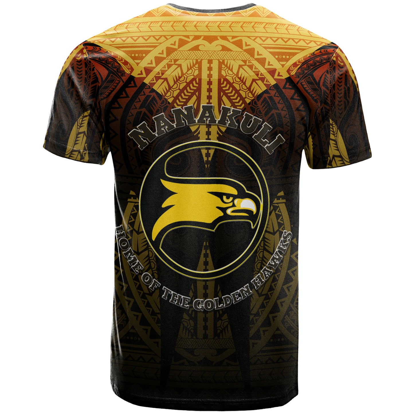 Hawaii Nanakuli High and Intermediate School Custom T- Shirt - Nanakuli High School Polynesian Pattern