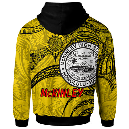 Hawaii President William McKinley High School Custom Hoodie - McKinley High School Polynesian Pattern