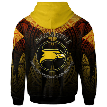 Hawaii Nanakuli High and Intermediate School Custom Hoodie - Nanakuli High School Polynesian Pattern