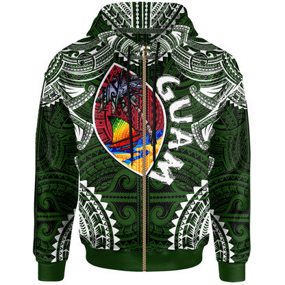 Guam Hoodie - Custom Guam Independence Day '' Wish You A Very Happy Independence Day '' With Polynesian Patterns