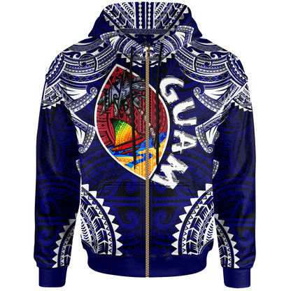 Guam Hoodie - Custom Guam Independence Day '' Wish You A Very Happy Independence Day '' With Polynesian Patterns