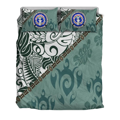 Northern Mariana Bedding Set - Leaves And Turtles