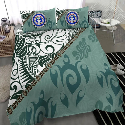 Northern Mariana Bedding Set - Leaves And Turtles