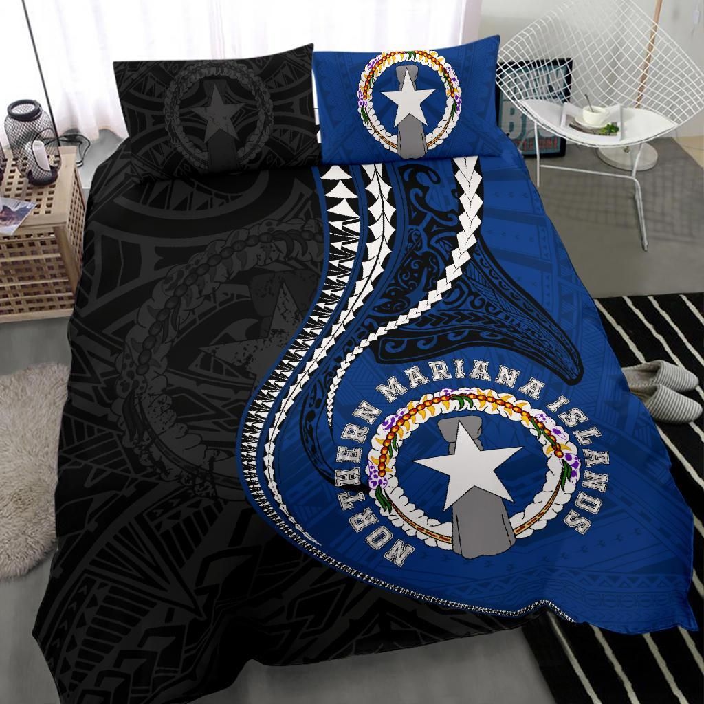 Polynesian Bedding Set - Northern Mariana Islands Duvet Cover Set Kanaloa Tatau Gen Mp