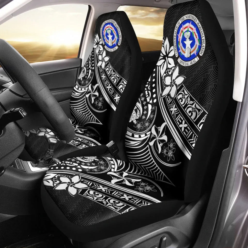 Northern Mariana Islands Car Seat Cover - The Flow OF Ocean