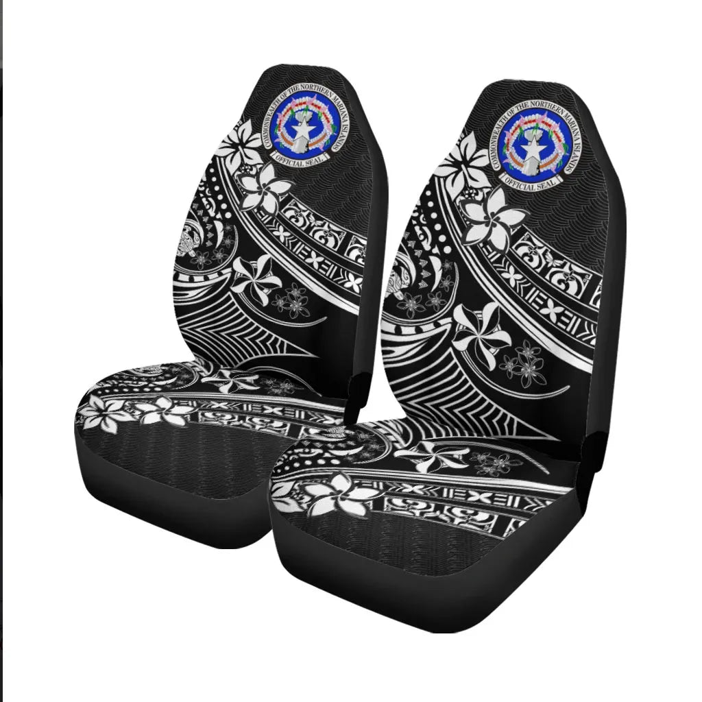 Northern Mariana Islands Car Seat Cover - The Flow OF Ocean