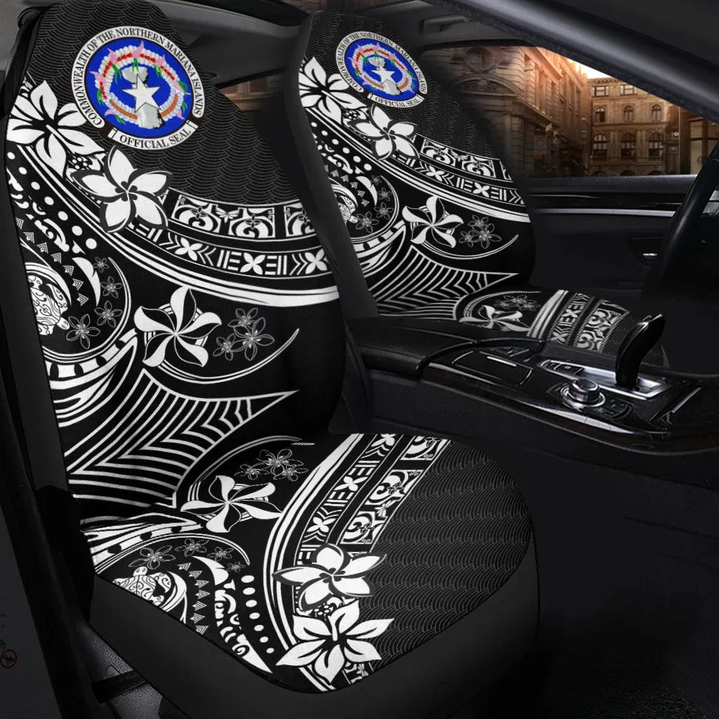 Northern Mariana Islands Car Seat Cover - The Flow OF Ocean