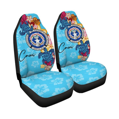 Northern Mariana Islands Car Seat Cover - Tropical Style