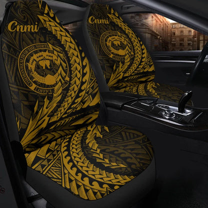 Northern Mariana Islands Car Seat Cover - Wings Style