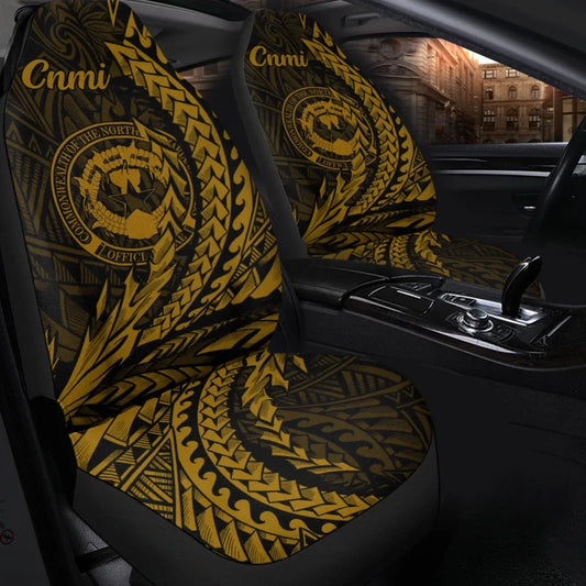 Northern Mariana Islands Car Seat Cover - Wings Style