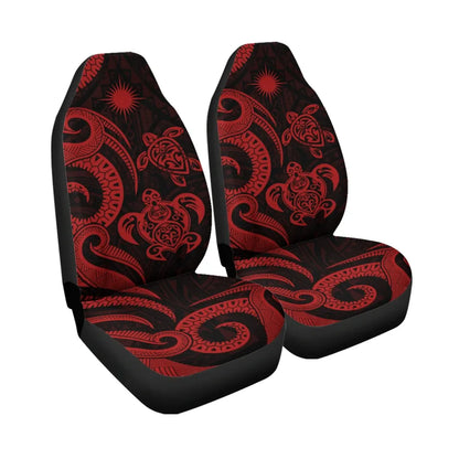 Northern Mariana Islands Car Seat Covers - Red Tentacle Turtle