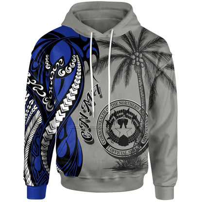 Northern Mariana Islands Hoodie - Classical Coconut Tree