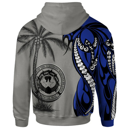 Northern Mariana Islands Hoodie - Classical Coconut Tree