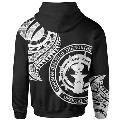 Northern Mariana Islands Hoodie - Northern Mariana Islands Tatau Patterns