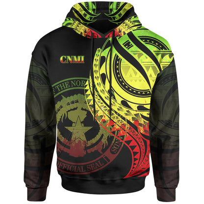 Northern Mariana Islands Hoodie - Reggae Polynesian Patterns Best CNMI Ever