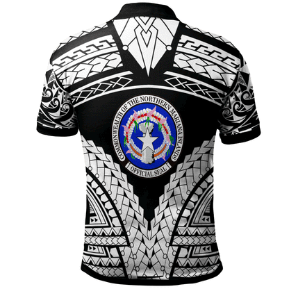 Northern Mariana Islands Polo Shirt - A Piece Of My Heart White Color