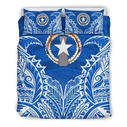 Northern Mariana Islands Duvet Cover Set - Northern Mariana Islands Flag Premium