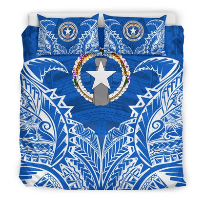 Northern Mariana Islands Duvet Cover Set - Northern Mariana Islands Flag Premium