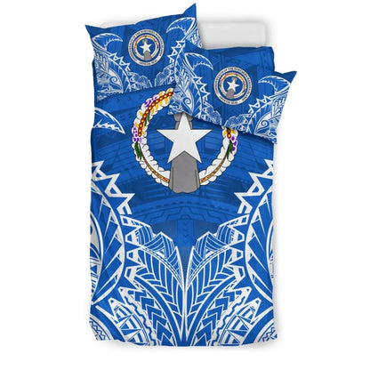 Northern Mariana Islands Duvet Cover Set - Northern Mariana Islands Flag Premium