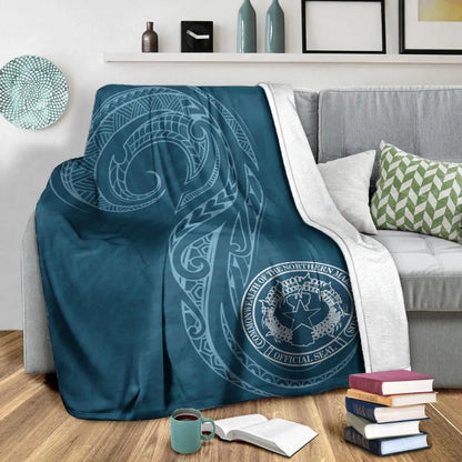 Northern Mariana Islands Premium Blanket -  Polynesian Style