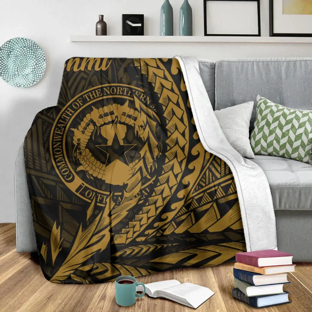Northern Mariana Islands Premium Blanket - Wings style