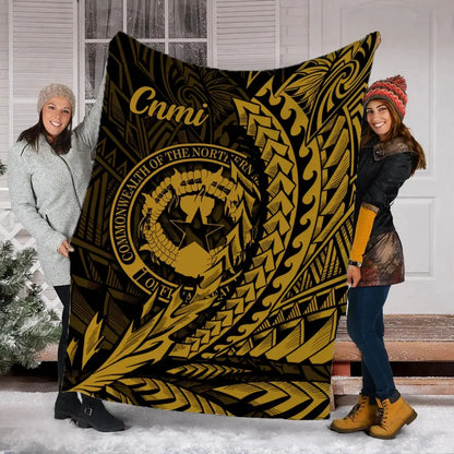 Northern Mariana Islands Premium Blanket - Wings style