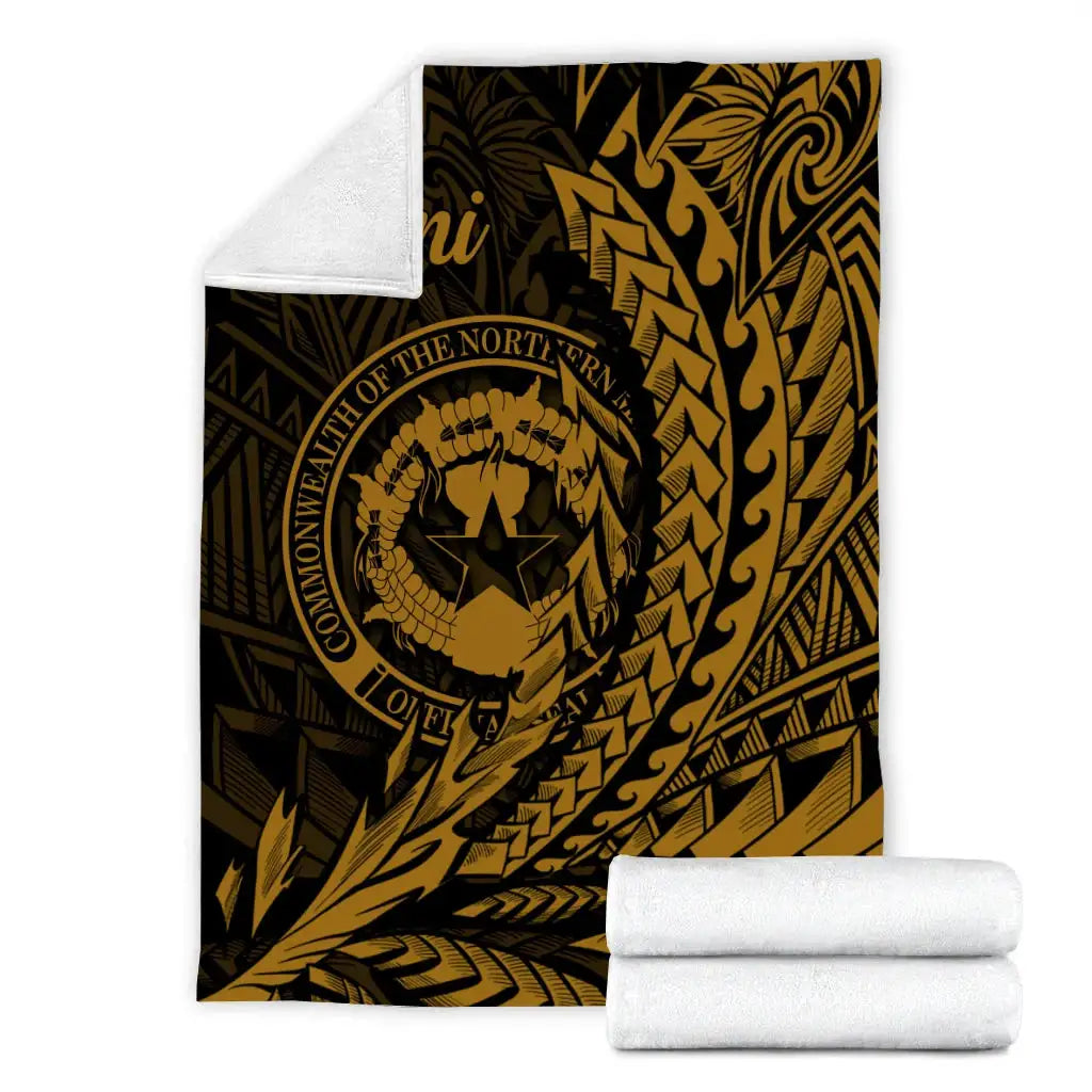 Northern Mariana Islands Premium Blanket - Wings style