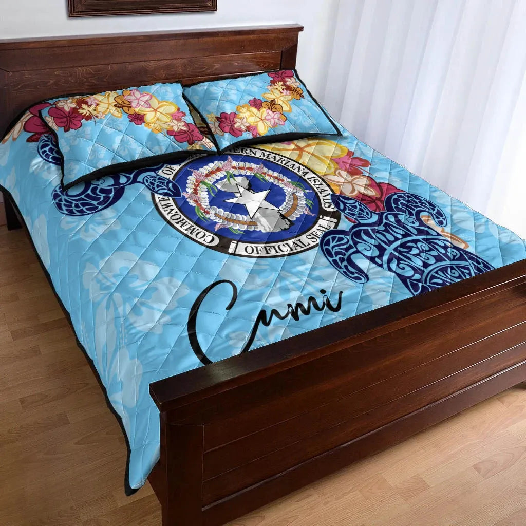 Northern Mariana Islands Quilt Bed Set - Tropical Style
